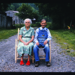 Chairmaker Dallas Newberry and his wife Aline