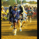 Fancy dancer at the Native American Indian Association of Tennessee Fall Pow-Wow.  Photo by Robert Cogswell, 1987.