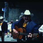 Edwardo Fuentes of Mariachi Tequila at the International Jubilee Festival in Knoxville.  Photo by Robert Cogswell, 1996.