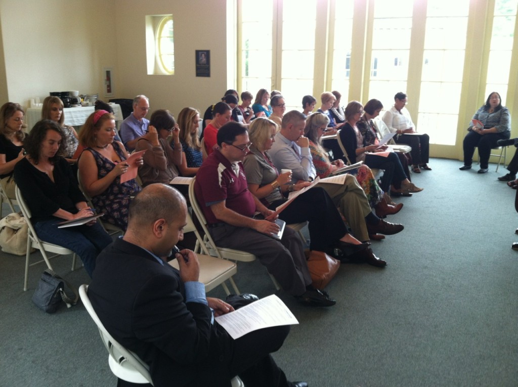 Grants workshop attendees at International Storytelling Center in Jonesborough
