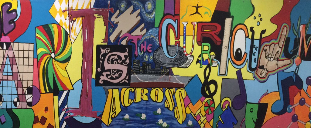 “Arts Across the Curriculum” painting in Covington Integrated Art Academy.