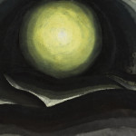 Arthur Garfield Dove, 1880 – 1946, Moon, 1928, oil on board, 8 x 10 in. (20.3 x 25.4 cm)