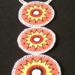 Ripley Choctaw Beaded Necklace (detail), n.d.
Size 10 glass seed beads, barrel clasp, felt, plastic and leather, 18 x 3 x ½ inches