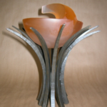 Hemisphere22 Sheaf, 2003
Glass and steel, 12 x 10 x 10 inches,