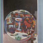Round Still Life, 1965
Oil on canvas, 40 x 30 x 1 ½ inches