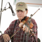Fiddler Michael DeFosche, playing as part of the tribute to the Old LaFollette Fiddler's Convention, in Caryville, in September 2017.