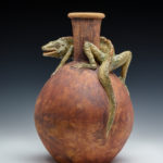 stoneware clay, glaze fired 14” x 9”