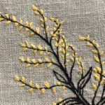 Linen, cotton, embroidery floss
15 x 10.5 inches
