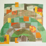 monotype collage, 23 x 20 inches