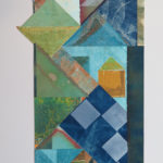 monotype collage, 11 5/8 x 21 1/2 inches