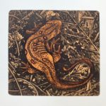 wood engraving, 2.5 x 2.5 inches