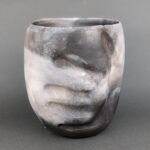 clay, dung fired, 6.5 x 5.5 inches