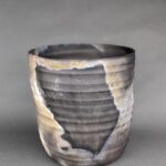 clay, dung fired, 7 x 6.5 inches