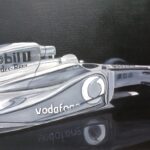 Lewis Hamilton's Vodafone McLaren MP4-22 Mercedes.
