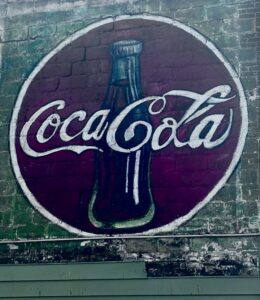 Joe Kilday, COCA-COLA, 2021, mural, 139 x 149 inches