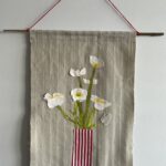 fabric, thread, wood, appliqué