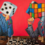 acrylic on canvas, 42 x 42 inches