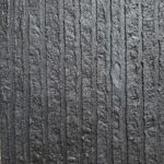 sand, gesso, and acrylic on canvas, 16 x 24 inches