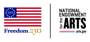Freedom 250 National Endowment for the Arts Logo